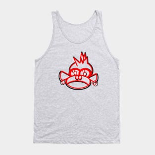 monkey digital art design urban head creativity Tank Top